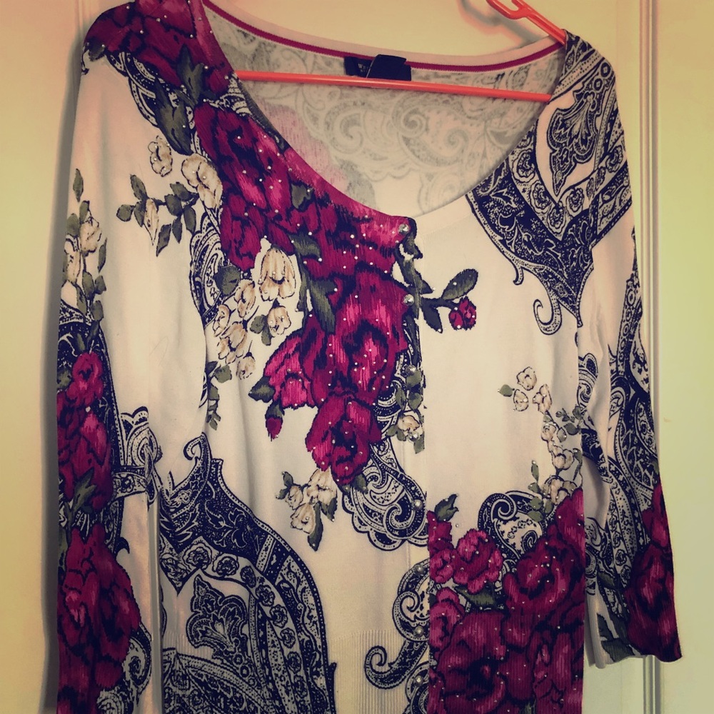 WHBM cardigan sweater in like-new condition.